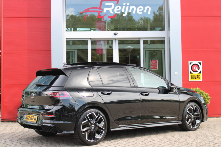 Volkswagen Golf 1.5 eTSI 150PK AUTOMAAT R-LINE EDITION 8.5! | NIEUW MODEL! | PANORAMISCH SCHUIF/KANTEL DAK | LICHTMETALEN VELGEN 18" "YORK" | 360˚ CAMERA | 3-ZONE AIRCONDITIONING INCL. AIRCARE | RIJASSISTENT PAKKET O.A. ADAPTIVE CRUISE CONTROL, LANE ASSIST, DODEHOEK DETECTIE | NAVIGATIE | HEAD UP DISPLAY | STOEL/STUUR VERWARMING | DESIGN PAKKET BLACK STYLE MET LED MATRIX KOPLAMPEN |