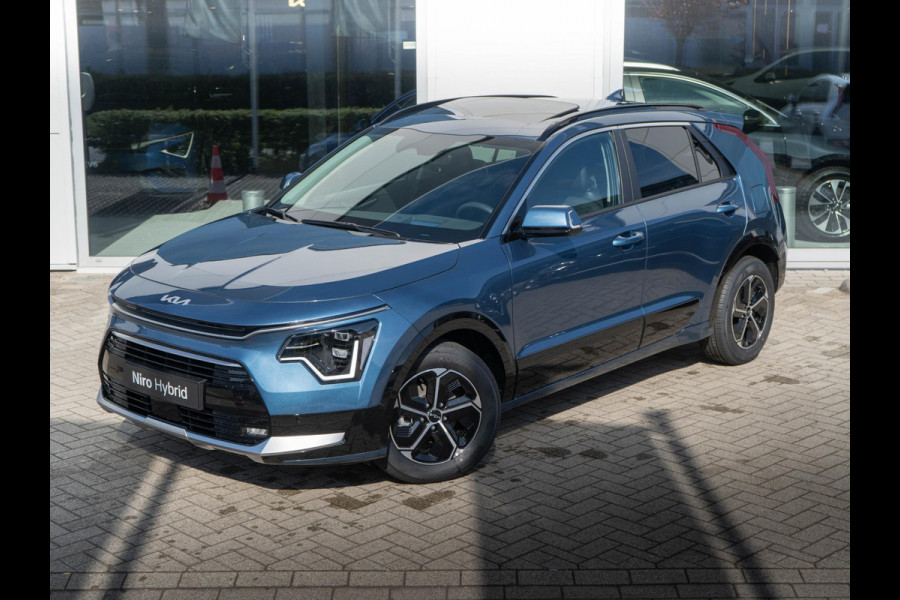 Kia Niro 1.6 GDi Hybrid DynamicPlusLine | Op voorraad | Snel rijden | Navigatie | Stoel en stuurverwarming |
