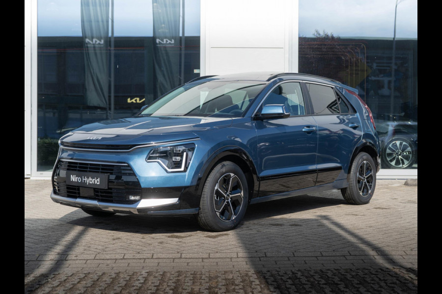 Kia Niro 1.6 GDi Hybrid DynamicPlusLine | Op voorraad | Snel rijden | Navigatie | Stoel en stuurverwarming |