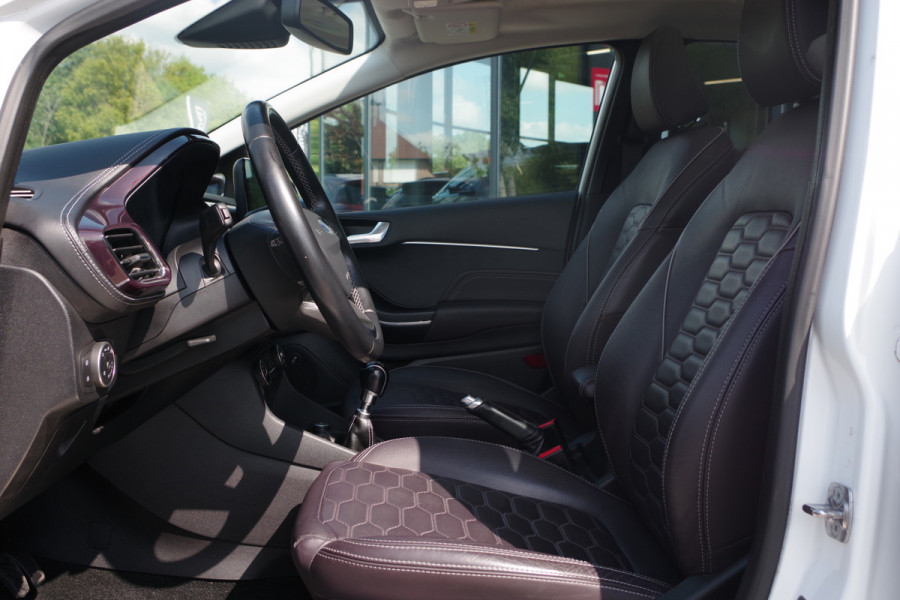 Ford Fiesta 1.0 EcoBoost 125 PK Vignale, Panoramadak, Keyless, Leder, B&O Sound, Adap. Cruise Control, Camera, Carplay
