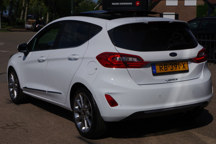 Ford Fiesta 1.0 EcoBoost 125 PK Vignale, Panoramadak, Keyless, Leder, B&O Sound, Adap. Cruise Control, Camera, Carplay