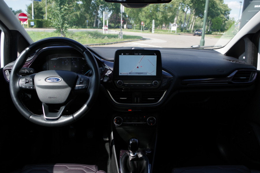 Ford Fiesta 1.0 EcoBoost 125 PK Vignale, Panoramadak, Keyless, Leder, B&O Sound, Adap. Cruise Control, Camera, Carplay