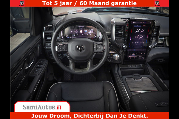 Dodge Ram 1500 Limited Night High Output 540HP 706Nm | Massage + Full Option | De Meest Luxe en Volle Pick-Up in zijn Klasse | Comfortabele Dubbele Cabine met Royale 5 Zitplaatsen | BPM vrij | Nu Leverbaar uit Voorraad | Voorraad Nr 2328 - 5157