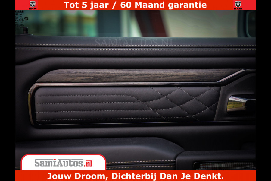 Dodge Ram 1500 Limited Night High Output 540HP 706Nm | Massage + Full Option | De Meest Luxe en Volle Pick-Up in zijn Klasse | Comfortabele Dubbele Cabine met Royale 5 Zitplaatsen | BPM vrij | Nu Leverbaar uit Voorraad | Voorraad Nr 2328 - 5157