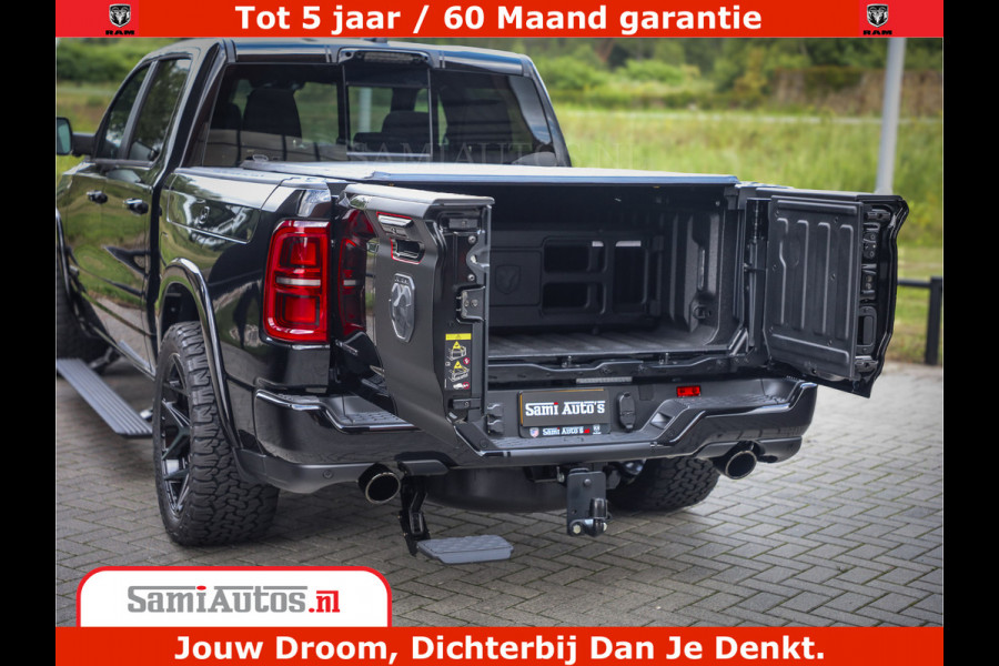 Dodge Ram 1500 Limited Night High Output 540HP 706Nm | Massage + Full Option | De Meest Luxe en Volle Pick-Up in zijn Klasse | Comfortabele Dubbele Cabine met Royale 5 Zitplaatsen | BPM vrij | Nu Leverbaar uit Voorraad | Voorraad Nr 2328 - 5157