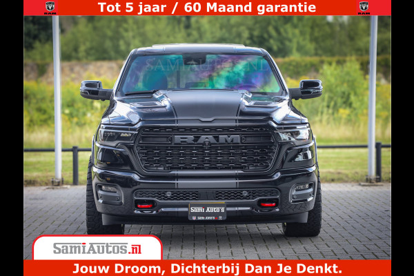 Dodge Ram 1500 Limited Night High Output 540HP 706Nm | Massage + Full Option | De Meest Luxe en Volle Pick-Up in zijn Klasse | Comfortabele Dubbele Cabine met Royale 5 Zitplaatsen | BPM vrij | Nu Leverbaar uit Voorraad | Voorraad Nr 2328 - 5157