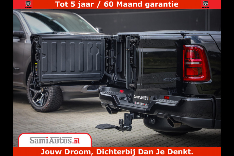 Dodge Ram 1500 Limited Night High Output 540HP 706Nm | Massage + Full Option | De Meest Luxe en Volle Pick-Up in zijn Klasse | Comfortabele Dubbele Cabine met Royale 5 Zitplaatsen | BPM vrij | Nu Leverbaar uit Voorraad | Voorraad Nr 2328 - 5157