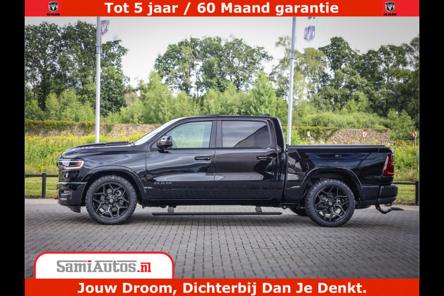 Dodge Ram 1500 Limited Night High Output 540HP 706Nm | Massage + Full Option | De Meest Luxe en Volle Pick-Up in zijn Klasse | Comfortabele Dubbele Cabine met Royale 5 Zitplaatsen | BPM vrij | Nu Leverbaar uit Voorraad | Voorraad Nr 2328 - 5157