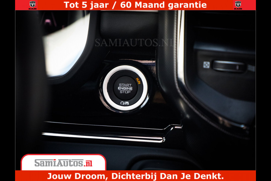 Dodge Ram 1500 Limited Night High Output 540HP 706Nm | Massage + Full Option | De Meest Luxe en Volle Pick-Up in zijn Klasse | Comfortabele Dubbele Cabine met Royale 5 Zitplaatsen | BPM vrij | Nu Leverbaar uit Voorraad | Voorraad Nr 2328 - 5157