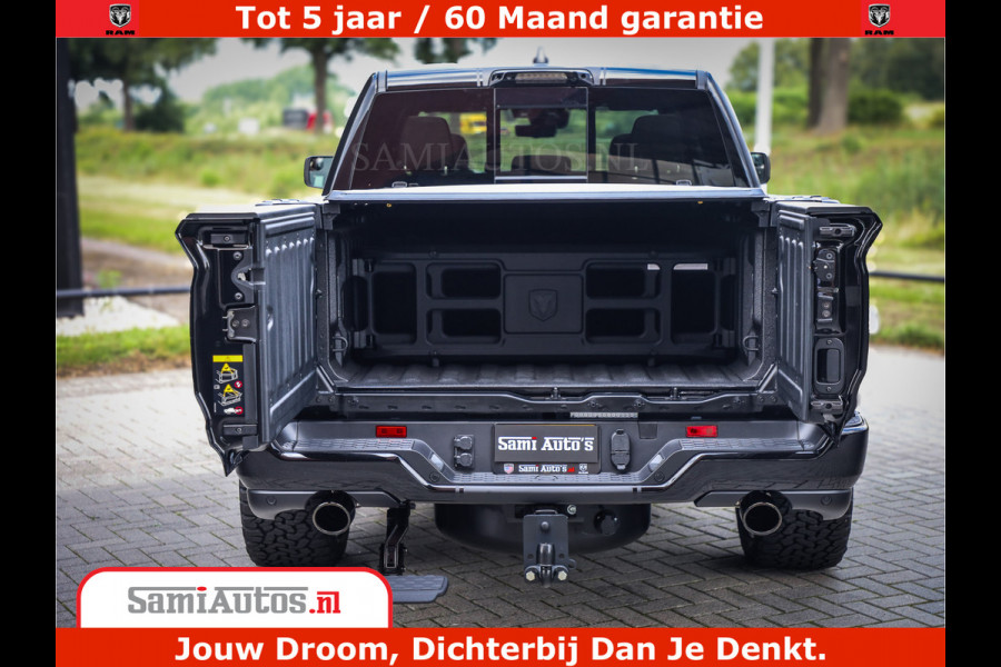 Dodge Ram 1500 Limited Night High Output 540HP 706Nm | Massage + Full Option | De Meest Luxe en Volle Pick-Up in zijn Klasse | Comfortabele Dubbele Cabine met Royale 5 Zitplaatsen | BPM vrij | Nu Leverbaar uit Voorraad | Voorraad Nr 2328 - 5157