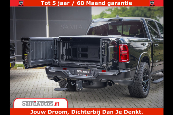 Dodge Ram 1500 Limited Night High Output 540HP 706Nm | Massage + Full Option | De Meest Luxe en Volle Pick-Up in zijn Klasse | Comfortabele Dubbele Cabine met Royale 5 Zitplaatsen | BPM vrij | Nu Leverbaar uit Voorraad | Voorraad Nr 2328 - 5157