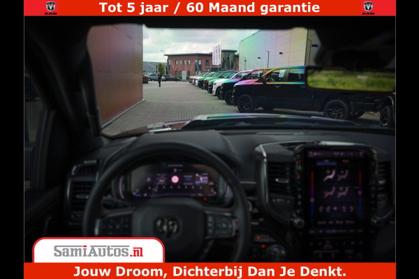 Dodge Ram 1500 Limited Night High Output 540HP 706Nm | Massage + Full Option | De Meest Luxe en Volle Pick-Up in zijn Klasse | Comfortabele Dubbele Cabine met Royale 5 Zitplaatsen | BPM vrij | Nu Leverbaar uit Voorraad | Voorraad Nr 2328 - 5157