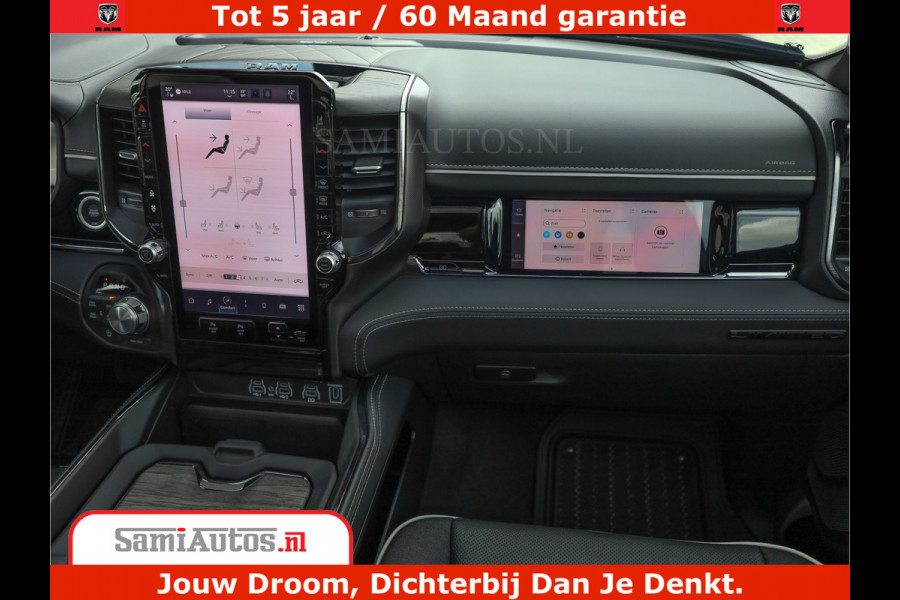 Dodge Ram 1500 Limited Night High Output 540HP 706Nm | Massage + Full Option | De Meest Luxe en Volle Pick-Up in zijn Klasse | Comfortabele Dubbele Cabine met Royale 5 Zitplaatsen | BPM vrij | Nu Leverbaar uit Voorraad | Voorraad Nr 2328 - 5157