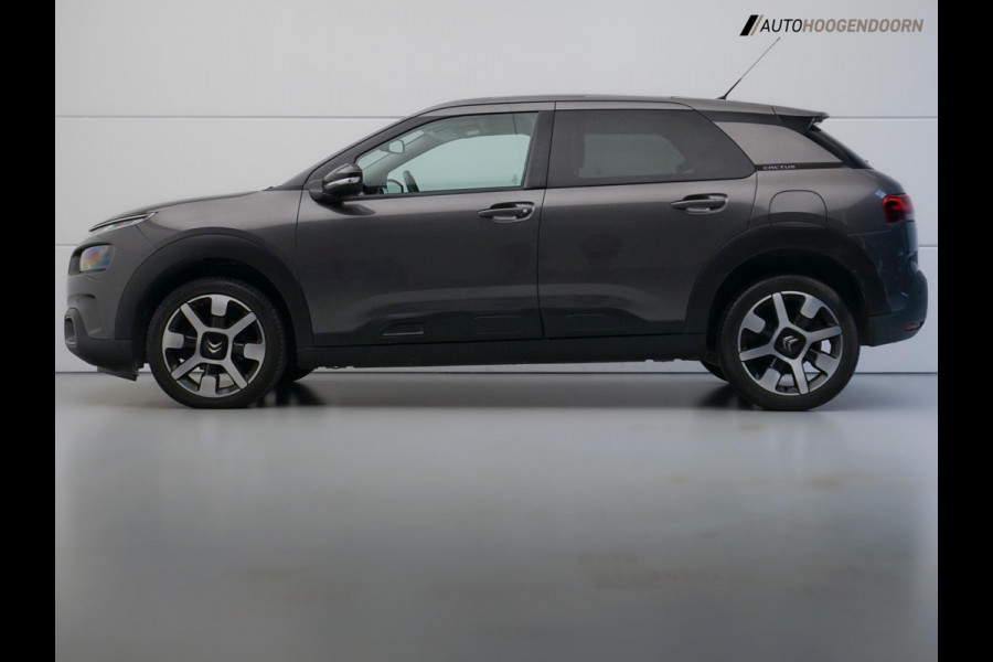 Citroën C4 Cactus 1.2 PureTech Shine (AUTOMAAT,APPLE CARPLAY,LED,NAVIGATIE,LEDER,PANORAMA,CRUISE,LM-VELGEN,CAMERA,KEYLESS)