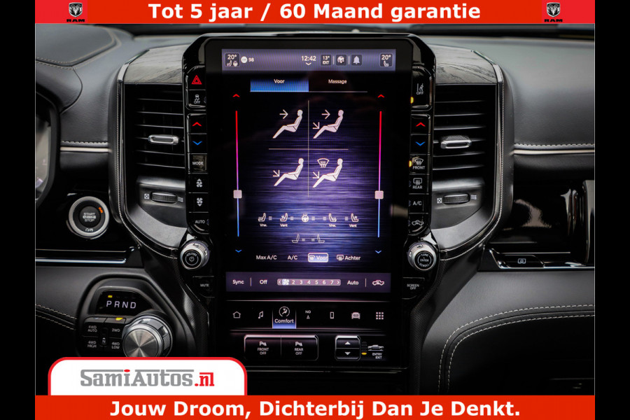 Dodge Ram 1500 Limited Demo Night High Output 540HP 706Nm | Massage + Full Option | De Meest Luxe en Volle Pick-Up in zijn Klasse | Comfortabele Dubbele Cabine met Royale 5 Zitplaatsen | BPM vrij | Nu Leverbaar uit Voorraad | Voorraad Nr 2263 - V76JVF