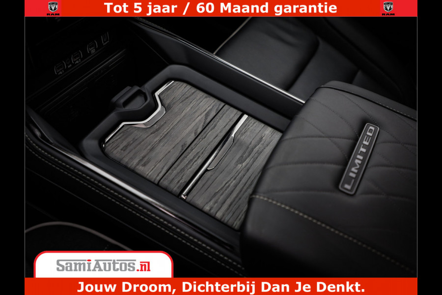 Dodge Ram 1500 Limited Demo Night High Output 540HP 706Nm | Massage + Full Option | De Meest Luxe en Volle Pick-Up in zijn Klasse | Comfortabele Dubbele Cabine met Royale 5 Zitplaatsen | BPM vrij | Nu Leverbaar uit Voorraad | Voorraad Nr 2263 - V76JVF