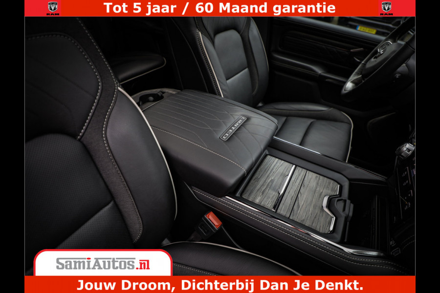 Dodge Ram 1500 Limited Demo Night High Output 540HP 706Nm | Massage + Full Option | De Meest Luxe en Volle Pick-Up in zijn Klasse | Comfortabele Dubbele Cabine met Royale 5 Zitplaatsen | BPM vrij | Nu Leverbaar uit Voorraad | Voorraad Nr 2263 - V76JVF