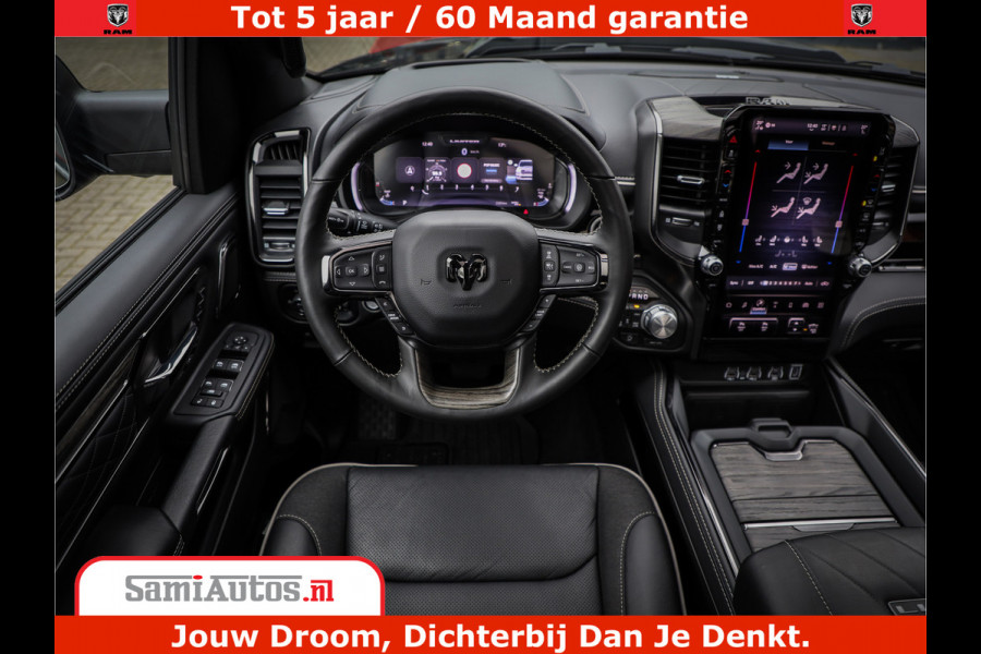 Dodge Ram 1500 Limited Demo Night High Output 540HP 706Nm | Massage + Full Option | De Meest Luxe en Volle Pick-Up in zijn Klasse | Comfortabele Dubbele Cabine met Royale 5 Zitplaatsen | BPM vrij | Nu Leverbaar uit Voorraad | Voorraad Nr 2263 - V76JVF