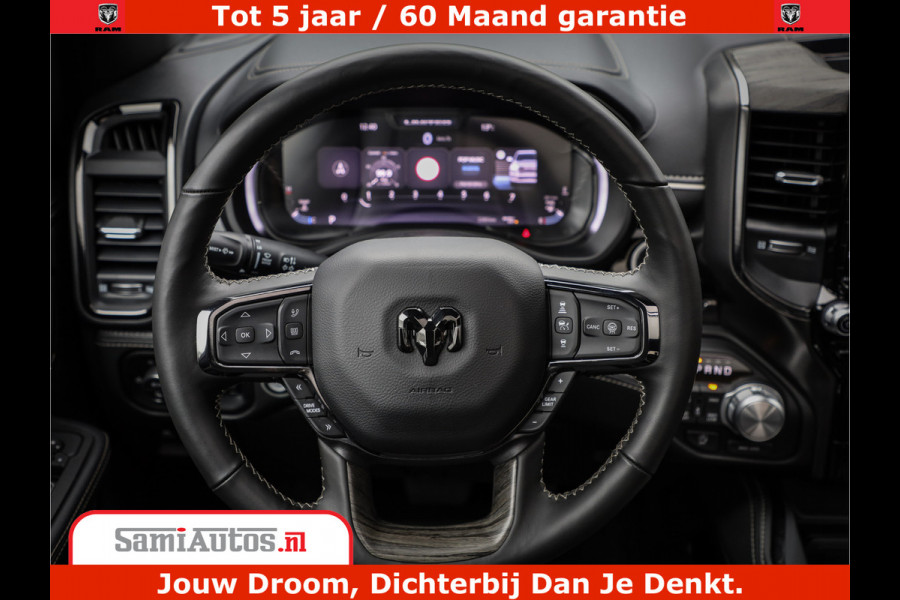 Dodge Ram 1500 Limited Demo Night High Output 540HP 706Nm | Massage + Full Option | De Meest Luxe en Volle Pick-Up in zijn Klasse | Comfortabele Dubbele Cabine met Royale 5 Zitplaatsen | BPM vrij | Nu Leverbaar uit Voorraad | Voorraad Nr 2263 - V76JVF