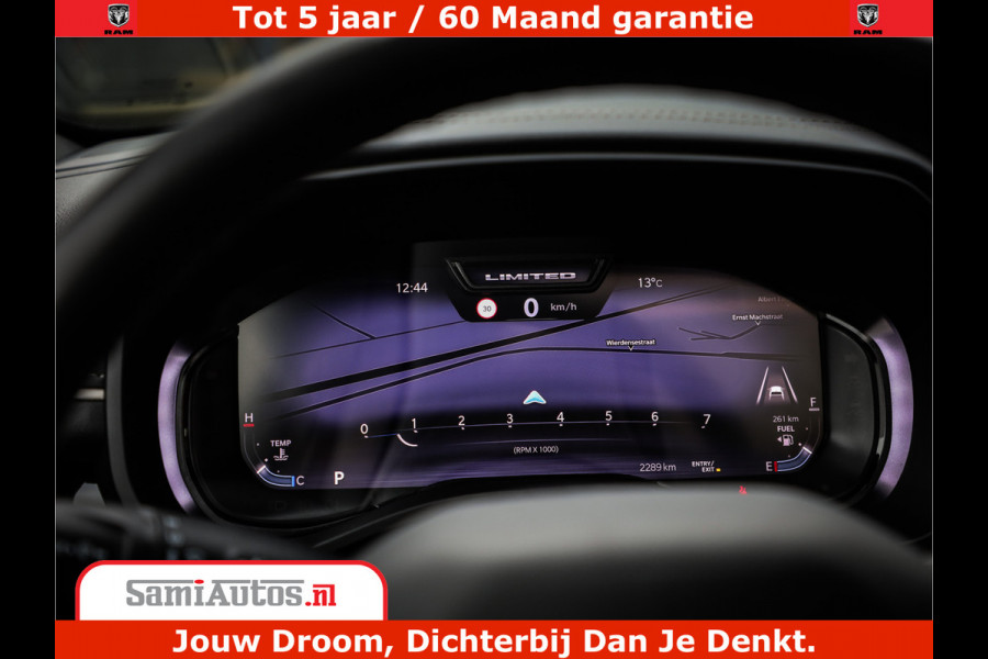 Dodge Ram 1500 Limited Demo Night High Output 540HP 706Nm | Massage + Full Option | De Meest Luxe en Volle Pick-Up in zijn Klasse | Comfortabele Dubbele Cabine met Royale 5 Zitplaatsen | BPM vrij | Nu Leverbaar uit Voorraad | Voorraad Nr 2263 - V76JVF