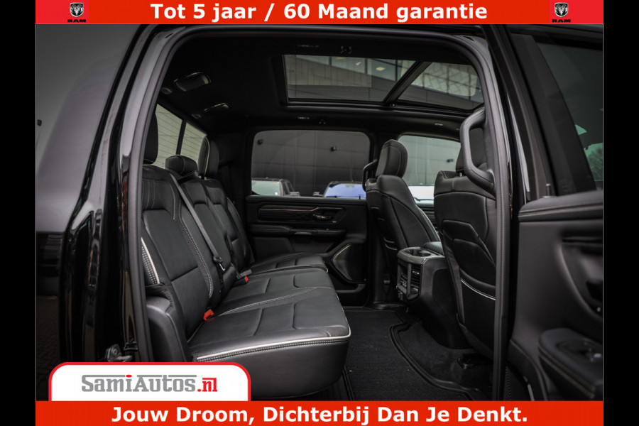Dodge Ram 1500 Limited Demo Night High Output 540HP 706Nm | Massage + Full Option | De Meest Luxe en Volle Pick-Up in zijn Klasse | Comfortabele Dubbele Cabine met Royale 5 Zitplaatsen | BPM vrij | Nu Leverbaar uit Voorraad | Voorraad Nr 2263 - V76JVF