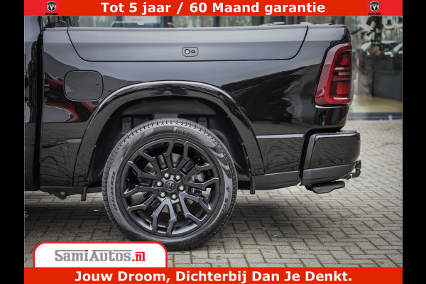 Dodge Ram 1500 Limited Demo Night High Output 540HP 706Nm | Massage + Full Option | De Meest Luxe en Volle Pick-Up in zijn Klasse | Comfortabele Dubbele Cabine met Royale 5 Zitplaatsen | BPM vrij | Nu Leverbaar uit Voorraad | Voorraad Nr 2263 - V76JVF