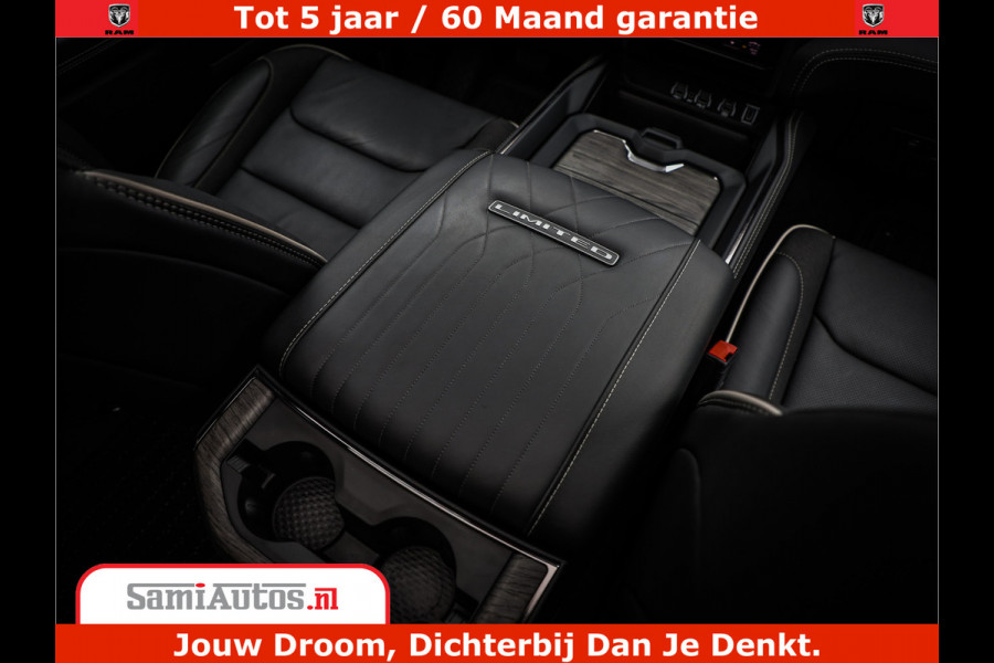Dodge Ram 1500 Limited Demo Night High Output 540HP 706Nm | Massage + Full Option | De Meest Luxe en Volle Pick-Up in zijn Klasse | Comfortabele Dubbele Cabine met Royale 5 Zitplaatsen | BPM vrij | Nu Leverbaar uit Voorraad | Voorraad Nr 2263 - V76JVF