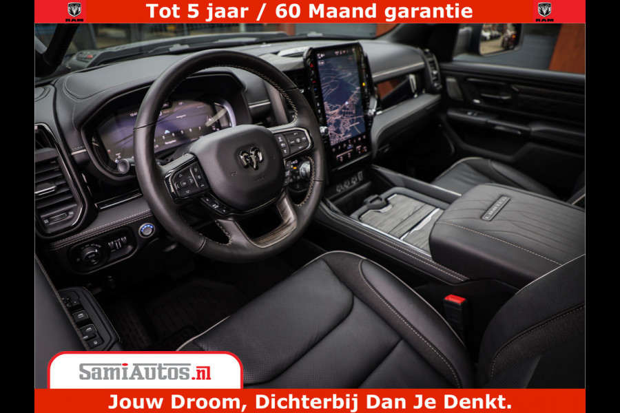 Dodge Ram 1500 Limited Demo Night High Output 540HP 706Nm | Massage + Full Option | De Meest Luxe en Volle Pick-Up in zijn Klasse | Comfortabele Dubbele Cabine met Royale 5 Zitplaatsen | BPM vrij | Nu Leverbaar uit Voorraad | Voorraad Nr 2263 - V76JVF