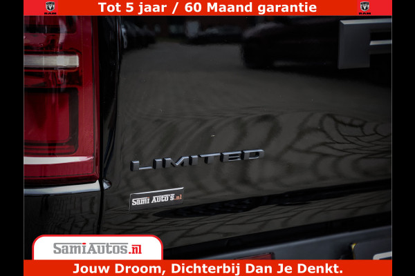Dodge Ram 1500 Limited Demo Night High Output 540HP 706Nm | Massage + Full Option | De Meest Luxe en Volle Pick-Up in zijn Klasse | Comfortabele Dubbele Cabine met Royale 5 Zitplaatsen | BPM vrij | Nu Leverbaar uit Voorraad | Voorraad Nr 2263 - V76JVF