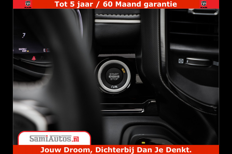 Dodge Ram 1500 Limited Demo Night High Output 540HP 706Nm | Massage + Full Option | De Meest Luxe en Volle Pick-Up in zijn Klasse | Comfortabele Dubbele Cabine met Royale 5 Zitplaatsen | BPM vrij | Nu Leverbaar uit Voorraad | Voorraad Nr 2263 - V76JVF