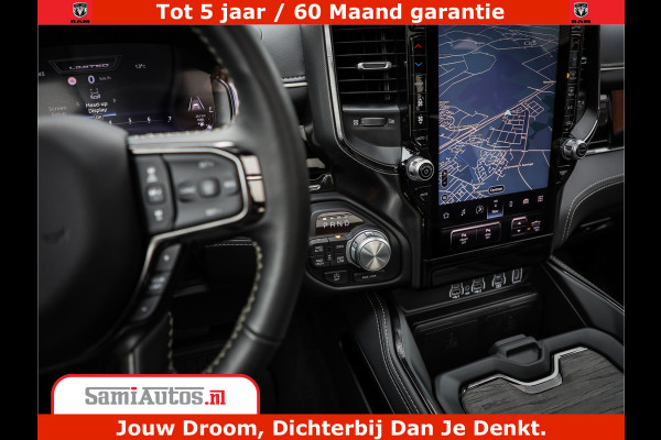 Dodge Ram 1500 Limited Demo Night High Output 540HP 706Nm | Massage + Full Option | De Meest Luxe en Volle Pick-Up in zijn Klasse | Comfortabele Dubbele Cabine met Royale 5 Zitplaatsen | BPM vrij | Nu Leverbaar uit Voorraad | Voorraad Nr 2263 - V76JVF