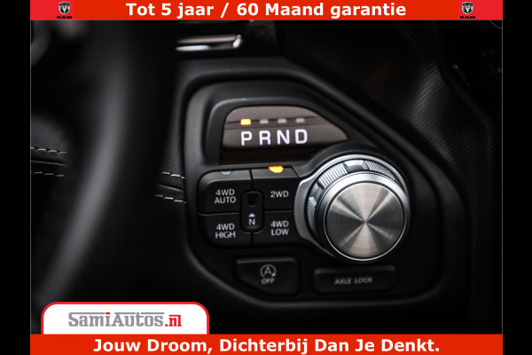 Dodge Ram 1500 Limited Demo Night High Output 540HP 706Nm | Massage + Full Option | De Meest Luxe en Volle Pick-Up in zijn Klasse | Comfortabele Dubbele Cabine met Royale 5 Zitplaatsen | BPM vrij | Nu Leverbaar uit Voorraad | Voorraad Nr 2263 - V76JVF