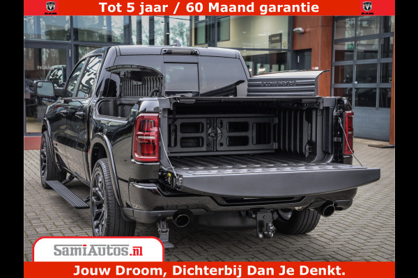 Dodge Ram 1500 Limited Demo Night High Output 540HP 706Nm | Massage + Full Option | De Meest Luxe en Volle Pick-Up in zijn Klasse | Comfortabele Dubbele Cabine met Royale 5 Zitplaatsen | BPM vrij | Nu Leverbaar uit Voorraad | Voorraad Nr 2263 - V76JVF