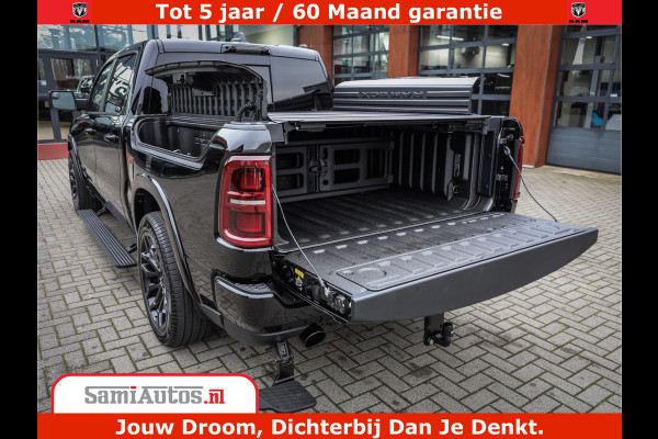 Dodge Ram 1500 Limited Demo Night High Output 540HP 706Nm | Massage + Full Option | De Meest Luxe en Volle Pick-Up in zijn Klasse | Comfortabele Dubbele Cabine met Royale 5 Zitplaatsen | BPM vrij | Nu Leverbaar uit Voorraad | Voorraad Nr 2263 - V76JVF