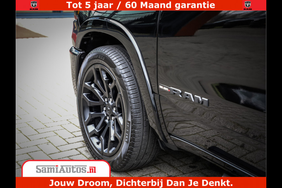 Dodge Ram 1500 Limited Demo Night High Output 540HP 706Nm | Massage + Full Option | De Meest Luxe en Volle Pick-Up in zijn Klasse | Comfortabele Dubbele Cabine met Royale 5 Zitplaatsen | BPM vrij | Nu Leverbaar uit Voorraad | Voorraad Nr 2263 - V76JVF