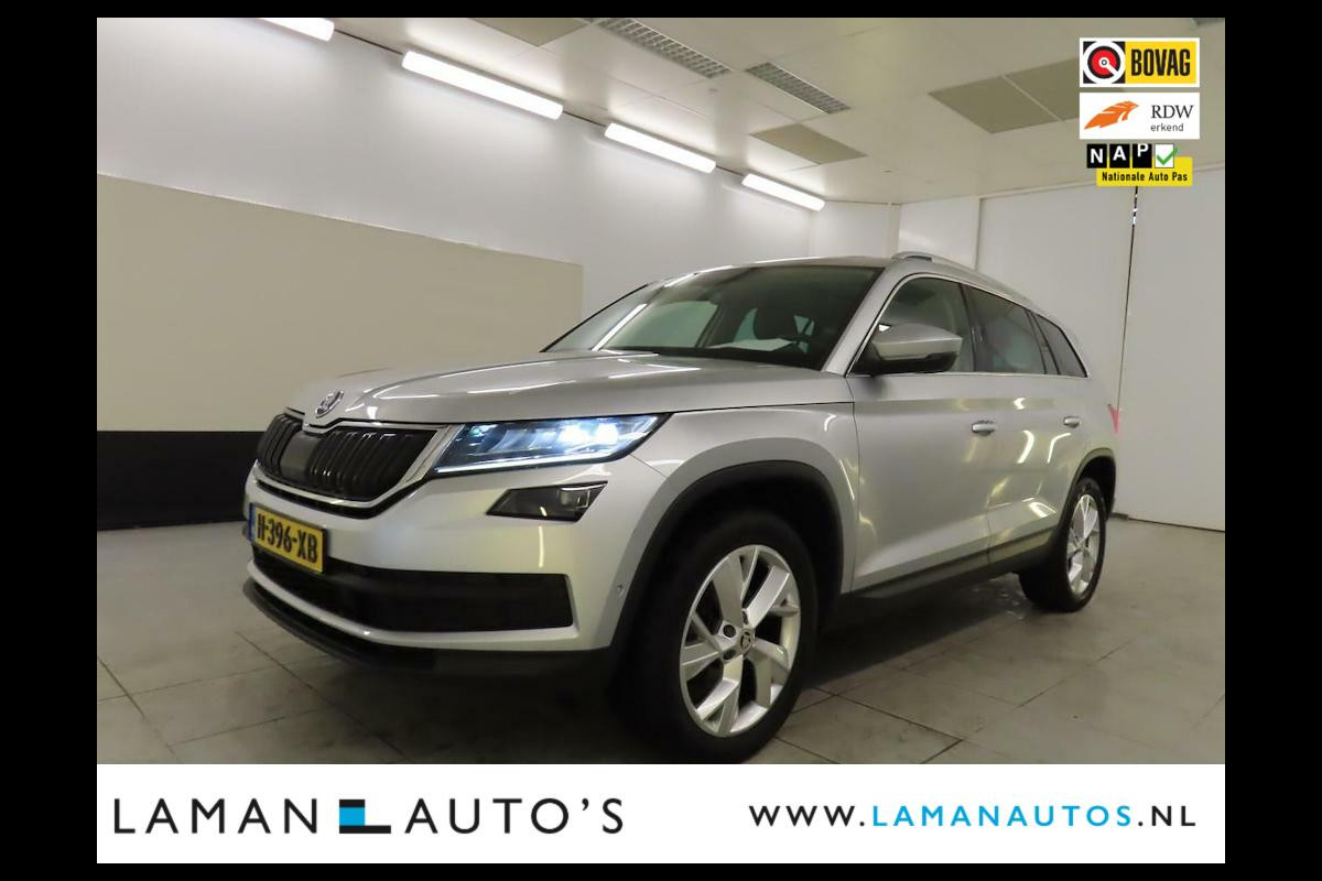 Škoda Kodiaq 1.5 TSI 150pk DSG Business Edition Plus Aut. | Panorama Open dak Virtual 360 Camera Leder/Alcantara CarPlay Columbus Canton ECC Škoda Kodiaq 1.5 TSI 150pk DSG Business Edition Plus Aut. | Panorama Open dak Virtual 360 Camera Leder/Alcantara CarPlay Columbus Canton ECC