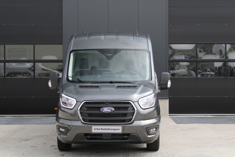 Ford Transit 350 2.0 TDCI L2H2 Limited 165pk - 2x Schuifdeur - Adaptive Cruise - Xenon - Navi - Blind Spot - 360 camera - Rijklaar