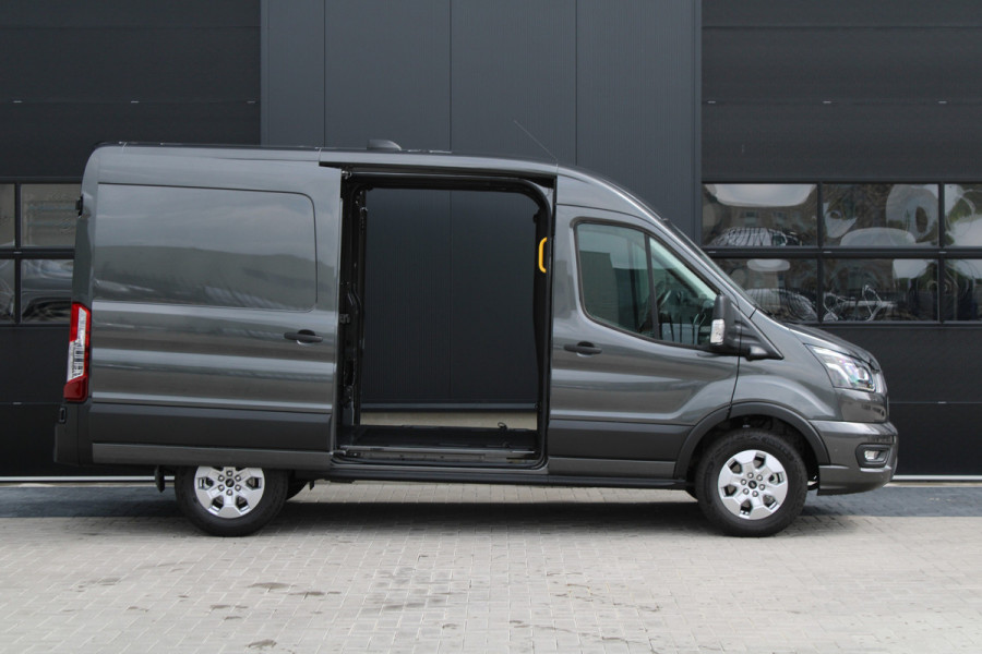 Ford Transit 350 2.0 TDCI L2H2 Limited 165pk - 2x Schuifdeur - Adaptive Cruise - Xenon - Navi - Blind Spot - 360 camera - Rijklaar