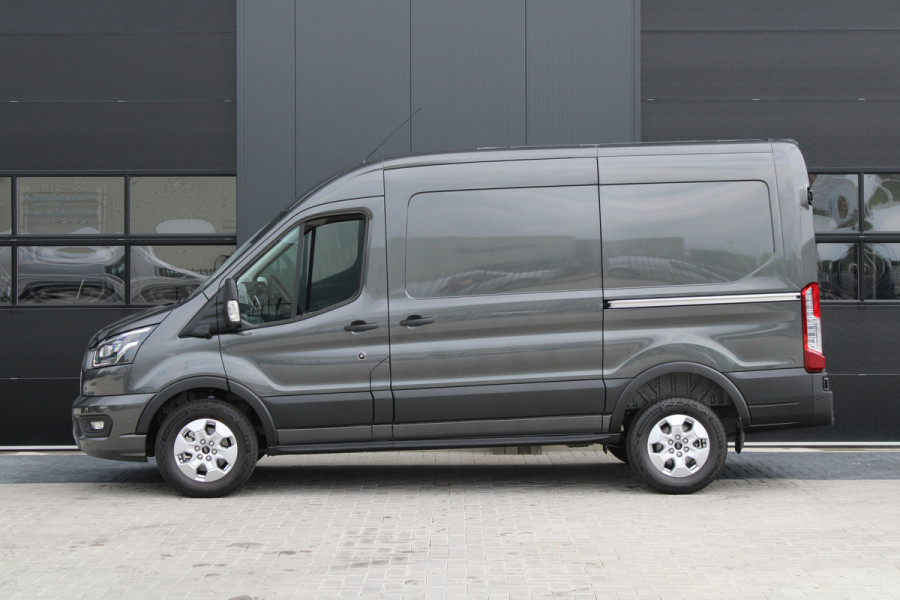Ford Transit 350 2.0 TDCI L2H2 Limited 165pk - 2x Schuifdeur - Adaptive Cruise - Xenon - Navi - Blind Spot - 360 camera - Rijklaar