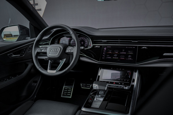 Audi Q8 60 TFSI E Quattro Pro Line S Competition 490 PK | NIMBUS GRAU | ONDERSTELPACK ADVANCED VIERWIELBESTURING | RS-ZETELS MET MASSAGE