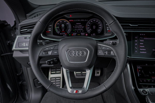Audi Q8 60 TFSI E Quattro Pro Line S Competition 490 PK | NIMBUS GRAU | ONDERSTELPACK ADVANCED VIERWIELBESTURING | RS-ZETELS MET MASSAGE