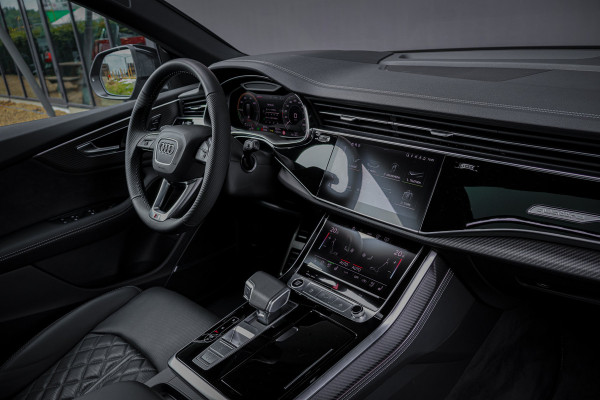 Audi Q8 60 TFSI E Quattro Pro Line S Competition 490 PK | NIMBUS GRAU | ONDERSTELPACK ADVANCED VIERWIELBESTURING | RS-ZETELS MET MASSAGE