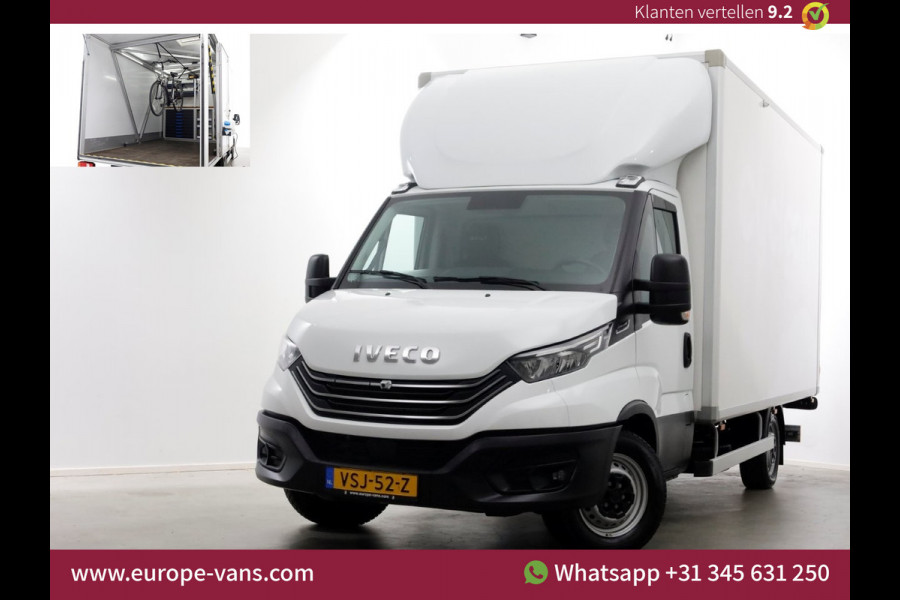 Iveco Daily 35S16 160pk HiMatic Automaat Bakwagen met laadklep Mobiele fietswerkplaats 10-2022