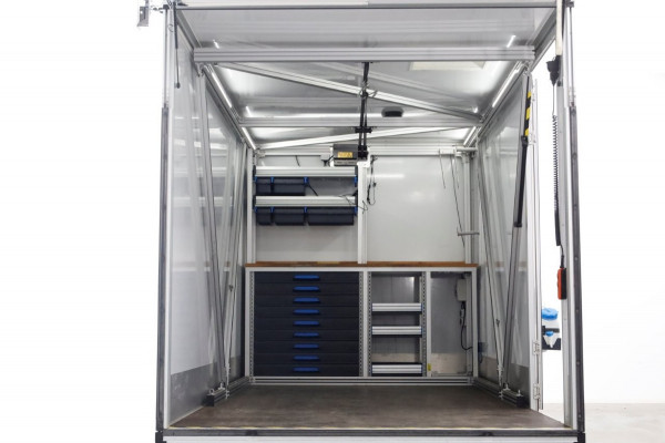 Iveco Daily 35S16 160pk HiMatic Automaat Bakwagen met laadklep Mobiele fietswerkplaats 10-2022