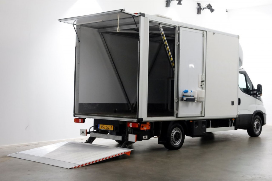 Iveco Daily 35S16 160pk HiMatic Automaat Bakwagen met laadklep Mobiele fietswerkplaats 10-2022