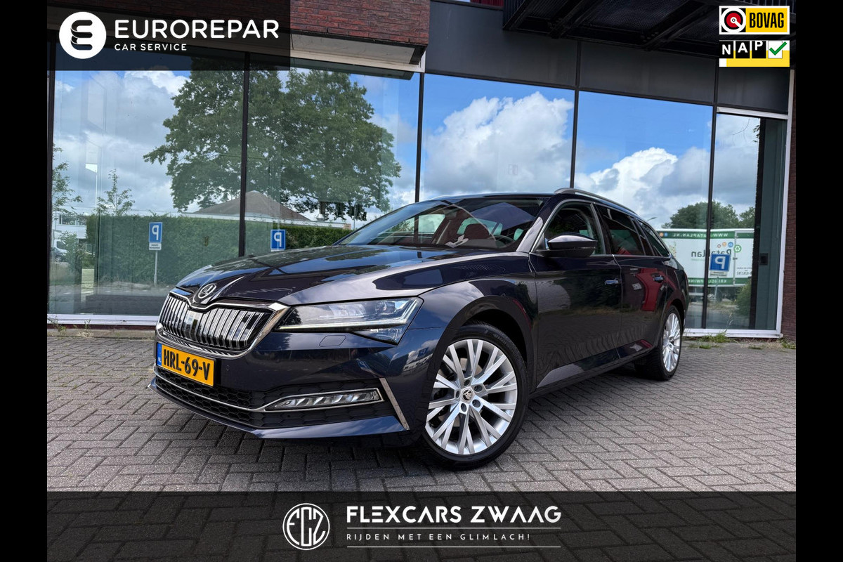 Škoda Superb Combi 1.4 TSI iV STyle Business - Automaat - Mavi - Winterpakket - LED - Climate