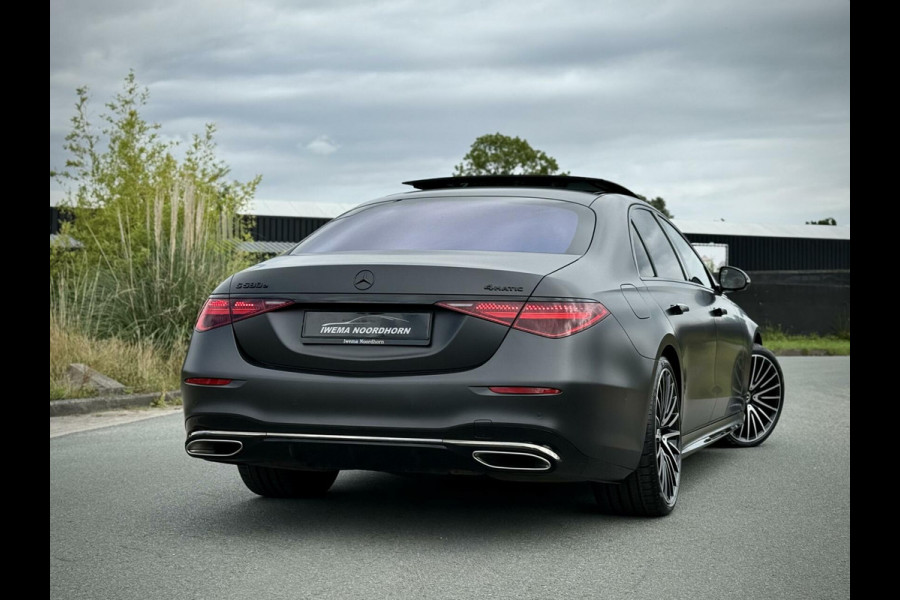 Mercedes-Benz S-Klasse 580 e 4MATIC Lang AMG Designo|Panoramadak|Chauffeurspakket|Night pakket|Alcantara hemel|Burmester®|Softclose door