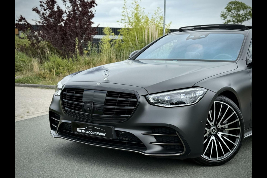 Mercedes-Benz S-Klasse 580 e 4MATIC Lang AMG Designo|Panoramadak|Chauffeurspakket|Night pakket|Alcantara hemel|Burmester®|Softclose door