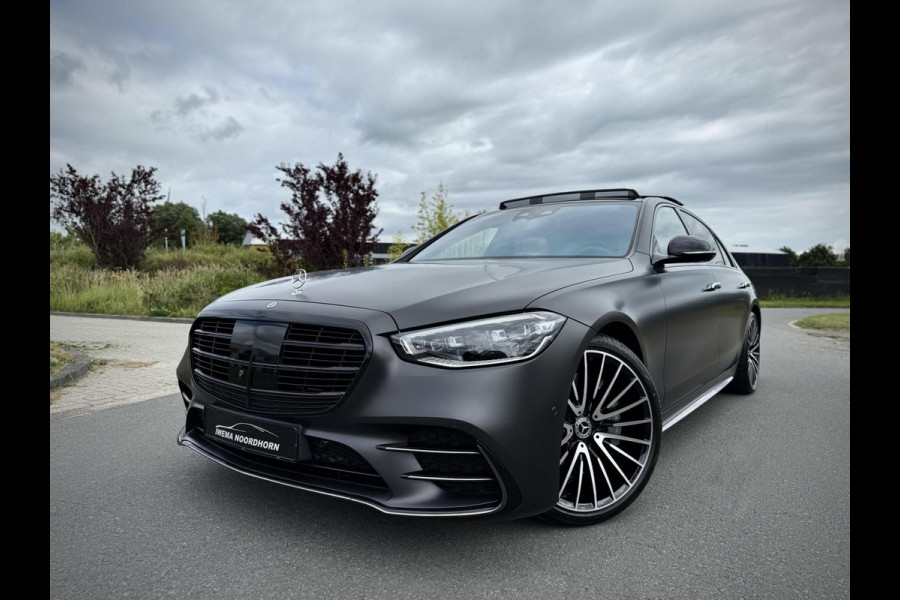 Mercedes-Benz S-Klasse 580 e 4MATIC Lang AMG Designo|Panoramadak|Chauffeurspakket|Night pakket|Alcantara hemel|Burmester®|Softclose door