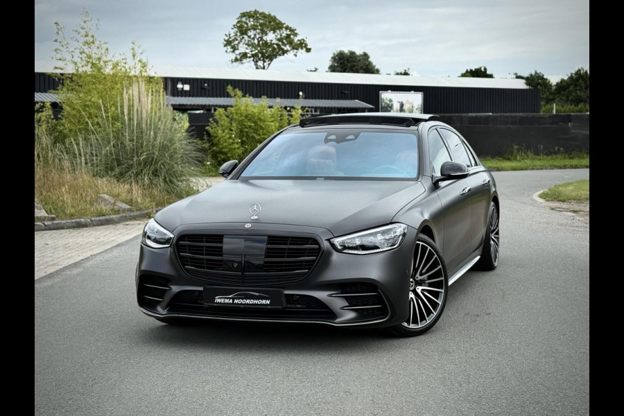 Mercedes-Benz S-Klasse 580 e 4MATIC Lang AMG Designo|Panoramadak|Chauffeurspakket|Night pakket|Alcantara hemel|Burmester®|Softclose door